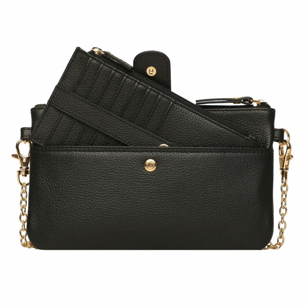 Black Multipurpose Detachable Dion Sling Bag - Image 2